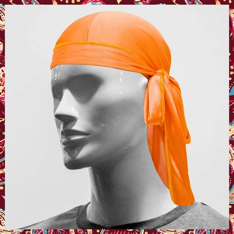 orange goyard durag|Orange Silk Durag .